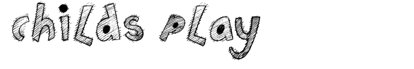 Childs Play font preview